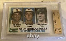 1982 Topps #21 Baltimore Orioles Future Stars (cal Ripken, Jr.) Bgs 9.5 Gem Mint