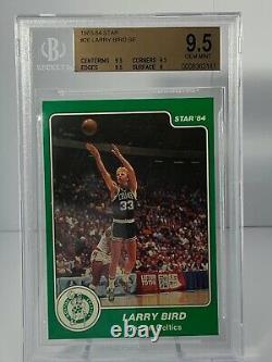 1983-84 Star Basketball Larry Bird #25 Bgs 9.5 Gem Mint Sp Pop 1 Of 11