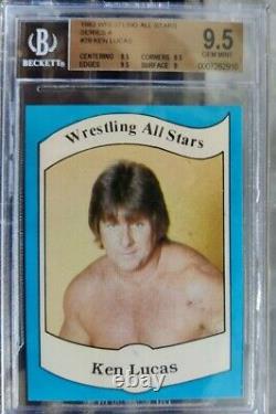 1983 Wrestling All-Stars #29 Ken Lucas RC BGS 9.5 GEM MINT POP 5 None Higher