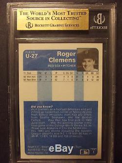 1984 Fleer Update #27 Roger Clemens RC Rookie BGS 9.5 Gem Mint RARE