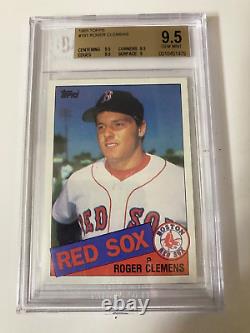 1985 Topps Roger Clemens ROOKIE RC #181 BGS 9.5 GEM MINT Boston Red Sox