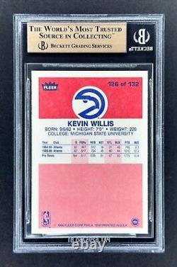 1986-87 Fleer #126 Kevin Willis RC (Hawks) BGS 9.5 GEM MINT ROOKIE
