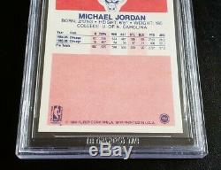 1986 Fleer Basketball Michael Jordan Rookie Card RC #57 BGS 9.5 GEM MINT with10