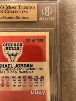 1986 Michael Jordan Fleer #57 Rookie RC BGS 9.5 GEM MINT 10 centering