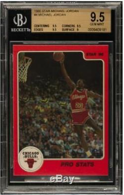 1986 Star Michael Jordan RC Rookie #4 BGS 9.5 Gem Mint