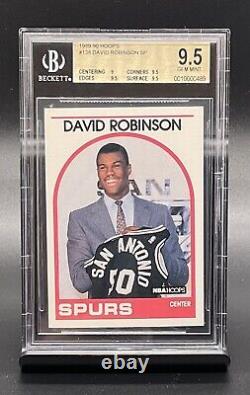 1989-90 David Robinson Admiral Spurs Hoops Rc Rookie Sp Hof Bgs 9.5 Gem Mint Mvp