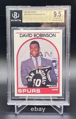 1989-90 Hoops #138 David Robinson Spurs RC Rookie HOF BGS 9.5 GEM MINT