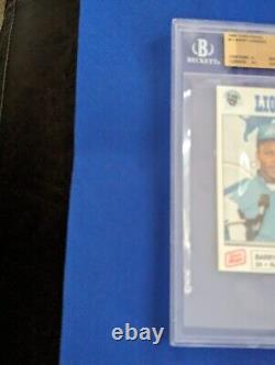 1989 Barry Sanders Rookie Card Lions Police- Hall Of Fame Gem Mint Bgs 9.5