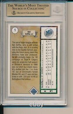 1989 Upper Deck Ken Griffey Jr. Rookie BGS 9.5 x 3 Gem Mint