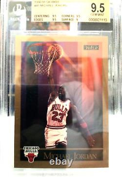 1990-91 Skybox Basketball Michael Jordan #41 BGS 9.5 GEM MINT Dunking