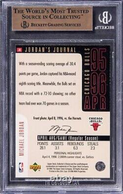 1996-97 Collector's Choice Jordan's Journal #J6 Michael Jordan BGS GEM MINT 9.5