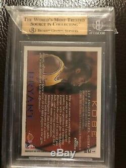 1996-97 Topps Chrome Kobe Bryant Rookie Card #138 BGS 9.5 gem mint