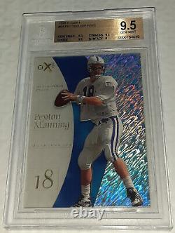 1998 Skybox E-x2001 #54 Peyton Manning Rookie Rc Colts Hof Bgs 9.5 Gem Mint