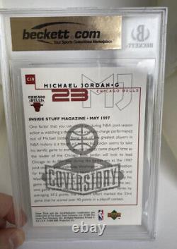 1999 Upper Deck Michael Jordan #19 MJ Retirement BGS GEM MINT 9.5 Pop 2