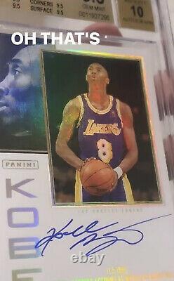 19-20 Panini Contenders #3 Kobe Bryant BGS 9.5 GEM MT with 10 PERFECT On Card AUTO