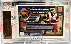 2000 Tom Brady Rookie Card Aurora Bgs 9.5 Gem Mint 9.5 9.5 9.5 9 #84 Rc