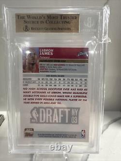 2003-04 Topps NBA Draft Collection LeBron James BGS 9.5 GEM MINT Rookie RC