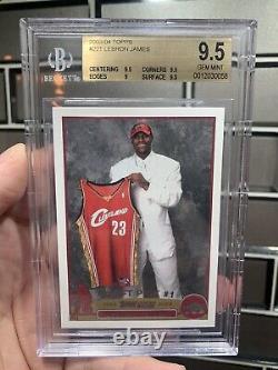 2003 Topps #221 Lebron James RC BGS 9.5 Gem Mint Rookie? Iconic Goat Card