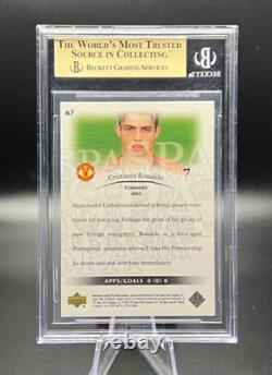 2004 SP Authentic Manchester United #67 Cristiano Ronaldo BGS 9.5 Gem Mint
