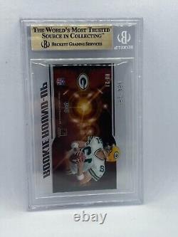 2005 Playoff Contenders Aaron Rodgers Rookie Round-up Rc /450 Bgs 9.5 Gem Mint