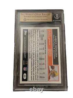 2005 Topps Aaron Rodgers Packers #431 Rookie Card Rc Gem Mint Bgs 9.5