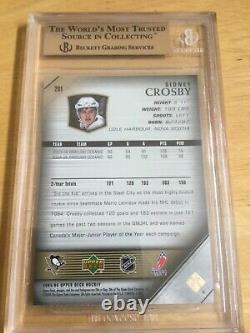 2005 Upper Deck Young Guns #201 Sidney Crosby Rookie RC Gem Mint BGS 9.5