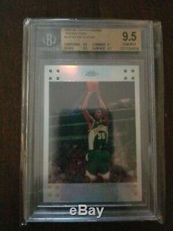 2007-08 Kevin Durant Topps Chrome Refractor RC- BGS 9.5 Gem Mint- 1165/1449