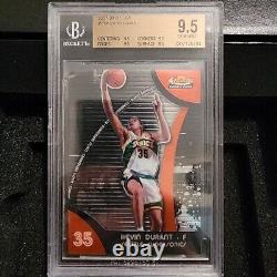 2007-08 Topps Finest Kevin Durant #71 Rookie RC card Graded BGS 9.5 GEM MINT