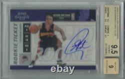 2009-10 Stephen Curry Playoff Contenders Auto RC- BGS 9.5 Gem Mint. Rare