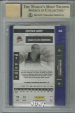 2009-10 Stephen Curry Playoff Contenders Auto RC- BGS 9.5 Gem Mint. Rare