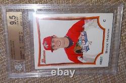2009 Bowman AFLAC BRYCE HARPER Rookie #BH BGS 9.5 GEM MINT with (2) 10's (2) 9.5's