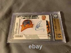 2009 ROOKIES & Stars STEPHEN CURRY RC Patch BGS 9.5 AUTO 10 GEM MINT RPA WOW! $$
