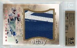 2009 Sportkings Box Topper 1/1 Michael Irvin Game-used Jersey Bgs Gem Mint 9.5