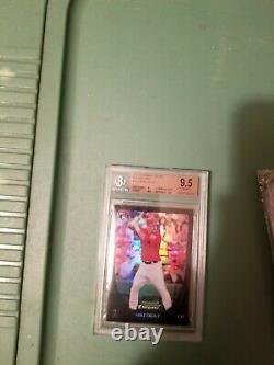 2011 Mike Trout Bowman Chrome Refractor Rookie Card#175 Graded Bgs 9.5 Gem Mint