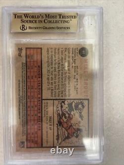 2011 Topps Heritage Minors Mike Trout #44 Bgs Gem Mint 9.5