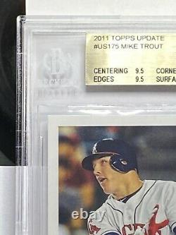 2011 Topps Update Mike Trout RC GEM MINT BGS 9.5 = TWO 10 SUBS Investment #US175