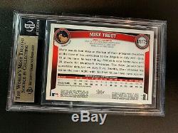 2011 Topps Update Mike Trout ROOKIE RC #US175 BGS 9.5 GEM MINT