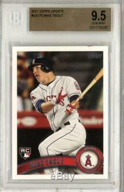 2011 Topps Update #US175 Mike Trout RC Gem Mint BGS 9.5