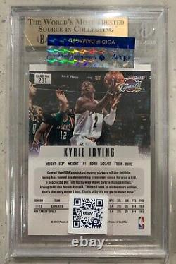 2012 Rare Kyrie Irving Rookie Green Silver Prizm BGS GEM MINT Refractor RC