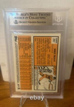 2012 Topps Heritage Mike Trout #207 BGS 9.5 BETTER THAN PSA 10 GEM MINT