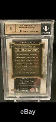 2013 UD Exquisite Collection Enshrinements Michael Jordan Auto BGS 9.5 Gem Mint