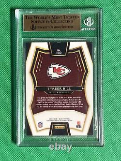 2016 Panini Select Tyreek Hill RC Rookie Holo Prizm Silver BGS 9.5 Gem Mint #170