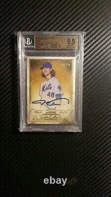 2016 Topps Five Star Jacob DeGrom auto #03/50 NY Mets BGS 9.5 GEM MINT