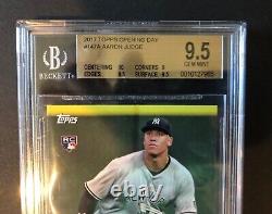 2017 Aaron Judge Rookie Topps Opening Day Rc Bgs 9.5 Gem Mint Becket