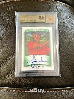 2017 Upper Deck Goodwin Champions #ATW Tiger Woods BGS 9.5 with 10 AUTO GEM MINT