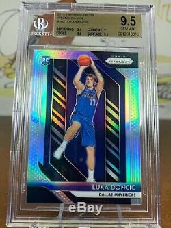 2018-19 Panini Prizm Luka Doncic Silver Refractor Rookie RC Gem Mint BGS 9.5