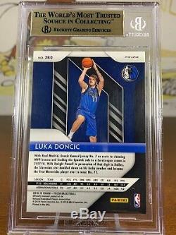 2018-19 Panini Prizm Luka Doncic Silver Refractor Rookie RC Gem Mint BGS 9.5