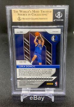 2018-19 Prizm Luka Doncic RC Choice Red Refractor 8 /88 BGS QUAD 9.5 GEM MINT 10