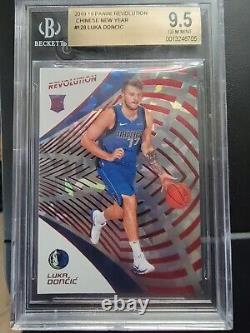 2018-19 Revolution Chinese New Year Luka Doncic Rookie #128 BGS 9.5 Gem Mint