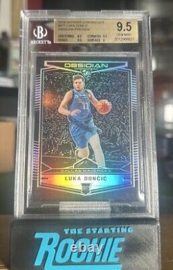 2018 Panini Chronicles Obsidian Preview Luka Doncic BGS 9.5 GEM MINT Rookie RC